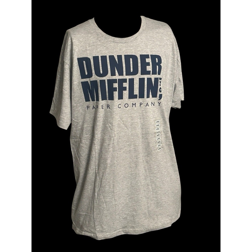 The Office Shirt‎ Dunder Mifflin Inc Paper Company T-Shirt Men's Large NWT